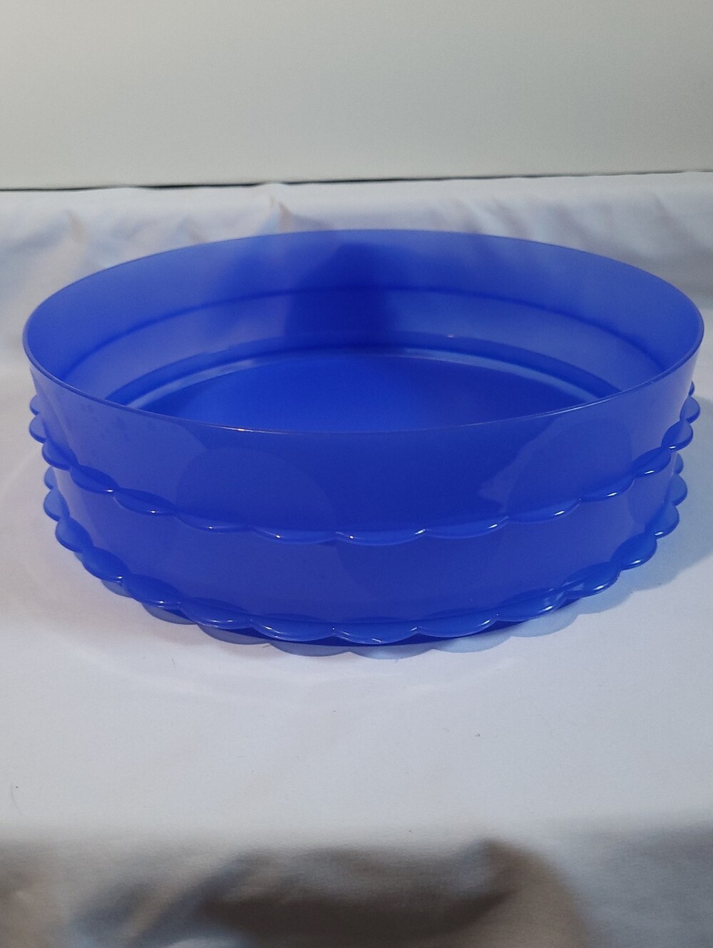 Tupperware Pie Stacker Blue